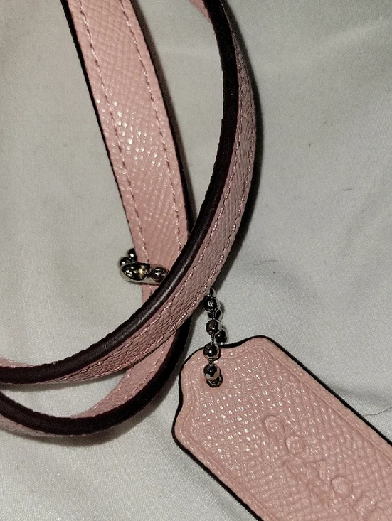 Coach Blush Pink Leather Tote with Double Straps - Picture 6 of 15